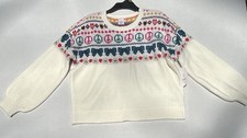 Wonder Nation Girls Holiday Fair Isle Sweater, Size XL 14-16 Plus