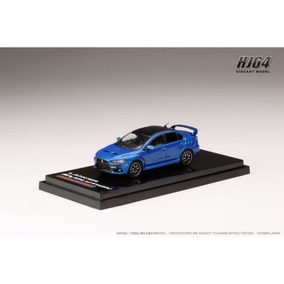 HJ642053CBL 1/64 Mitsubishi Lancer Evolution X FINAL EDITION with engine