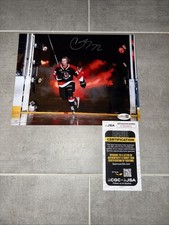 Gavin Mckenna Signed Medicine Hat Tigers 8x10 Photo 1st Pick JSA COA