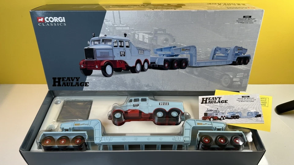 CORGI 1:50 17601 HILLS OF BOTLEY SCAMMELL CONSTRUCTOR & LOW LOADER / BNIB - Image 2 of 4