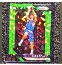 luka doncic rookie card prizim. rookie card picture