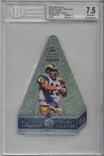 1999 Pacific Crown Royale Gold Missing Serial Number Kurt Warner BGS 7.5 HOF 0q3