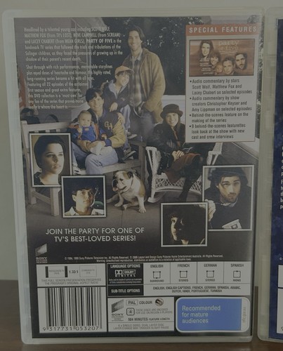 Party of Five TV Series Seasons 1 & 2 DVD Bundle - Reg 4 - All Discs VGC - Picture 5 of 11