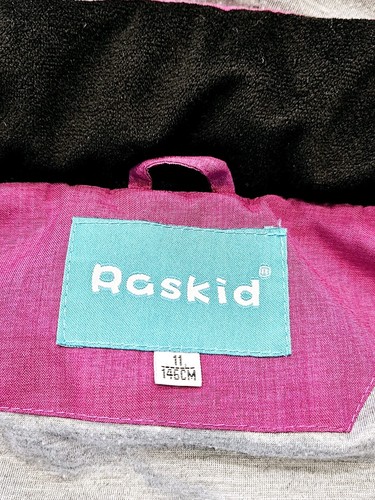 Raskid Girls Parka Size 146 Magenta Waterproof Windproof Jacket Detachable Hood - Bild 5 von 13