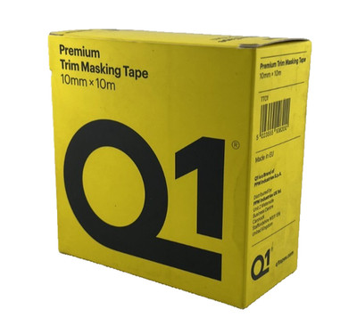 Q1 Automotive Auto Body Trim Masking Tape with 10mm Hard Band 10mm X 10mm