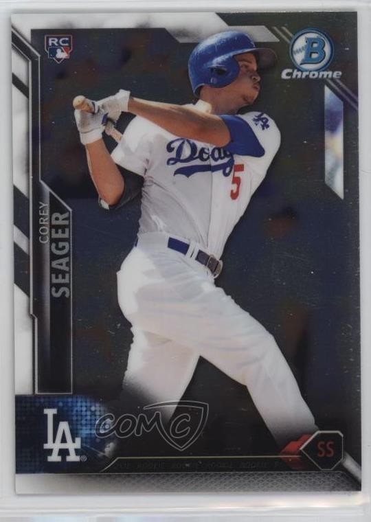 2016 Bowman Chrome Corey Seager #40 Rookie RC 19n6
