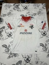 Maglia Calcio Perugia FG Piccini 7 Guberti Match Worn ? L Firmata Signed