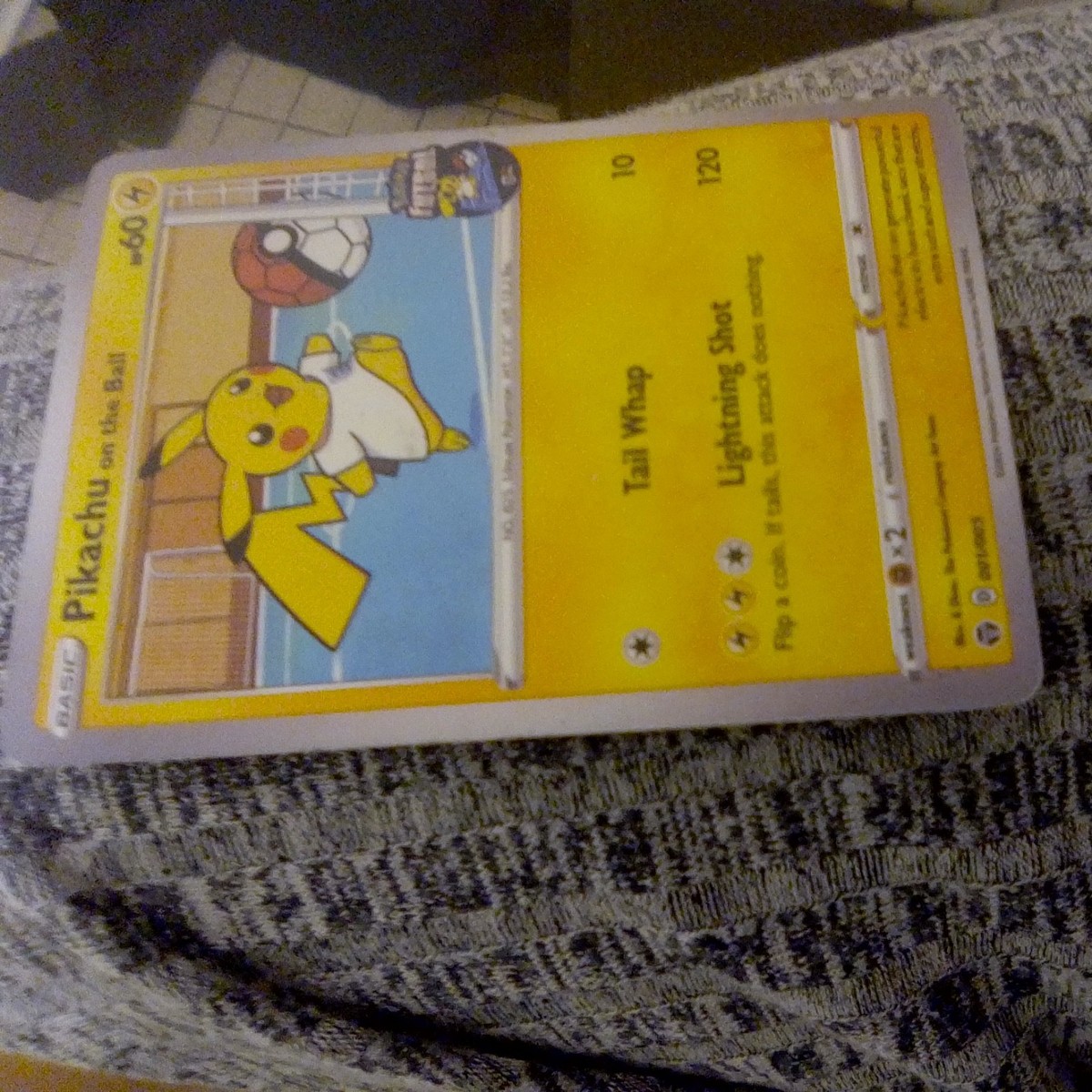 Pikachu On The Ball 001/005 - Pokemon FA Futsal UK Exclusive Promo