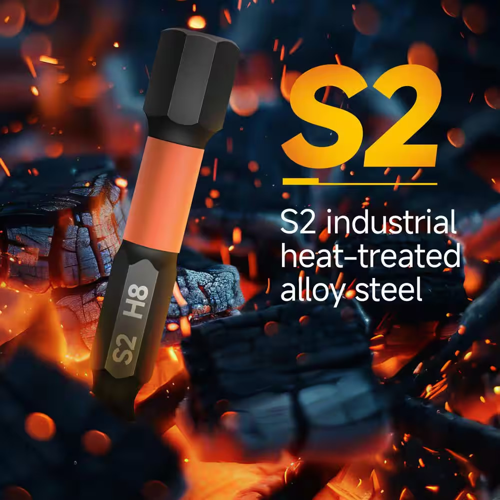 Impact Hex Head Allen Wrench Drill Bit Set (20-Piece) with Case