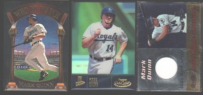 Mark Quinn Pick Your Favorite (Drop Down) Rookie RC Jersey Die-Cut Jersey Royals