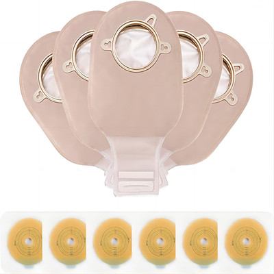 Ceeport 21PCS Ostomy Supplies Colostomy Bags Two Piece Ostomy Bag Closure 12''