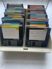74 Stück AMIGA 3,5" Disketten/Leerdisketten•mit Diskettenbox u. Schlüssel•AMIGA