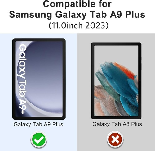 2x Samsung Galaxy Tab A9+ Plus Panzerfolie Schutzglas Hart 9H Displayschutz Glas - Bild 2 von 15