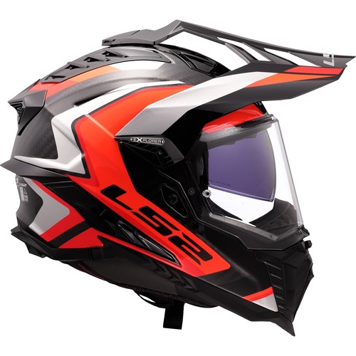 Casco De Moto Enduro L - LS2 Explorer C Frontier II 2 MX701 - Naranja - Imagen 6 de 8