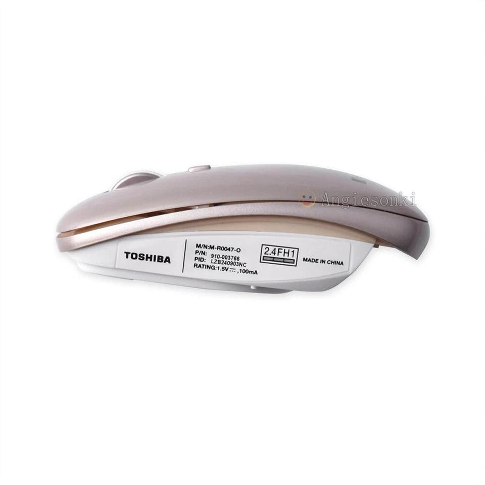 Wireless Bluetooth Mouse for Logitech M557 Toshiba customized Champagne Gold - Image 3 of 4