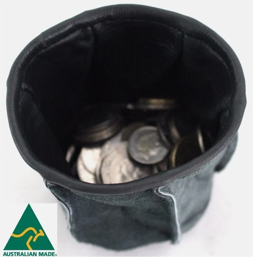 Australian Made Cow Hide Leather Twista Coin Purse. Style No: 11029. - Image 4 of 4