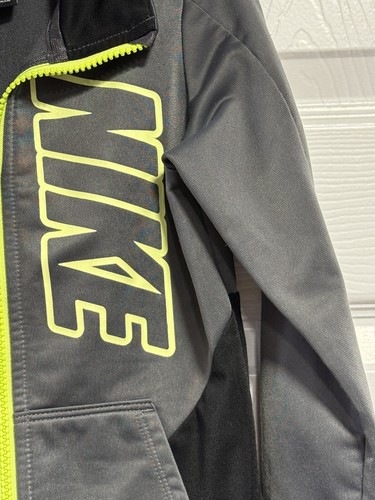 Youth Kids/Boys Nike Gray & Black Full Zip Track Jacket ~ Size 5 (S) - Picture 2 of 4