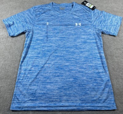 Under Armour Short Sleeve Solid Space Dyed Tee Royal Space Dyed Medium READ