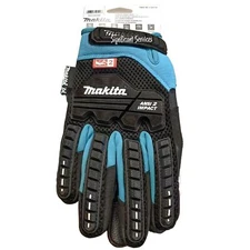 Makita Impact-rated T 04282 ANSI 2 Heavy Duty Demolition Gloves Large