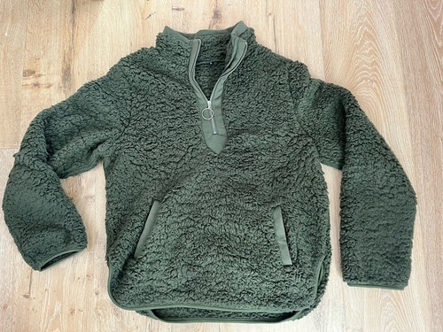 Damen Fleece Mäntel Langarm Sherpa Jacke Frauen Freizeit Urlaub Knöpfe