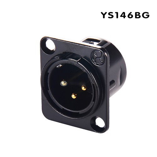 3 Pole XLR Cable Mount Connector Panel Male Female Speakon Audio Socket Plugs - Picture 11 of 11