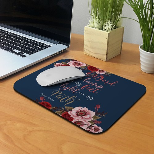 Bible Verses Design Rectangle Mousepad Mousemat Gaming Mice Mat for PC Laptop - Picture 34 of 184
