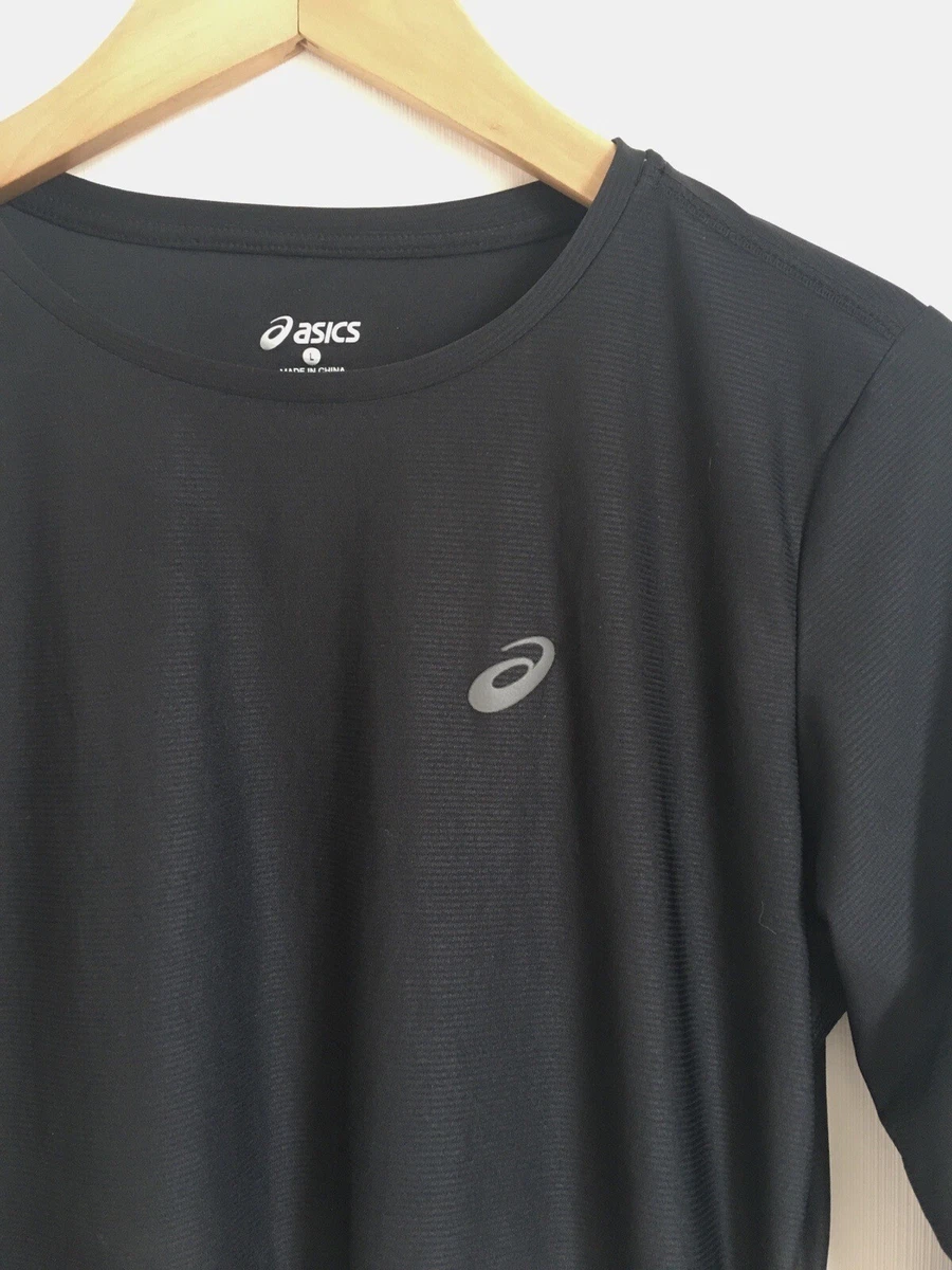 ASICS MotionDry Black Long Sleeve Running Top Size L eBay