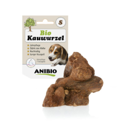 Anibio Bio Kauwurzel S Hundespielzeug Zahnpflege für den Hund handgefertigt