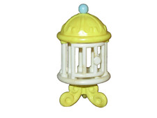 Vintage Smooshees Bird Cage White Yellow Fisher-Price Rare 1987-89