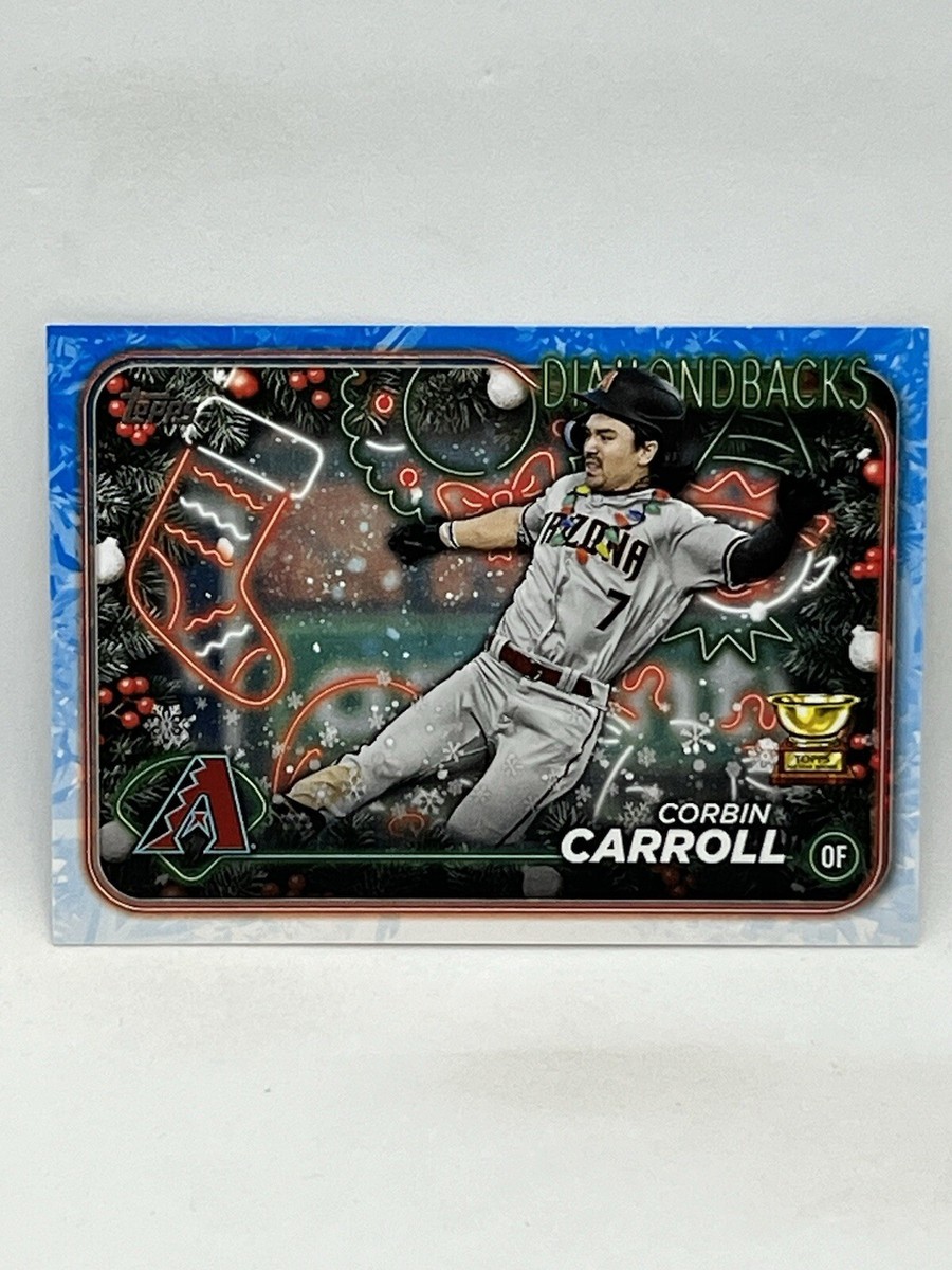 2024 Topps Holiday Variation #42 Corbin Carroll Christmas Lights