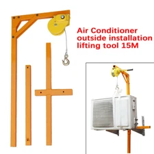 Air Conditioner Outside Installation Lifting Tool Crane Assembly Tool + 15M Rope