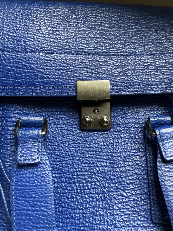 Bolso Bandolera PHILLIP LIM 3.1 Mediano Cuero Azul PHILLI Foto 4 de 4