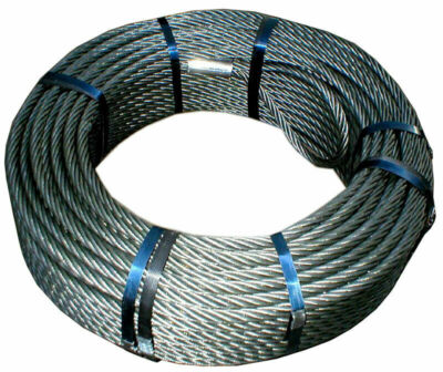 14 mm Forstseil 6x19 Seale+Stahlseele Windenseil Drahtseil in verschied. Längen