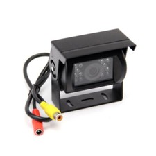 TELECAMERA RETROMARCIA RETROCAMERA 18 LED INFRAROSSI AUTO CAMION CAMPER SUV JACK