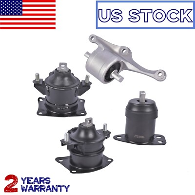For Acura 2005-2008 RL 3.5L V6 Motor Mount & Trans Mount Set MK193 MK195 A4526HY