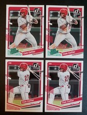 (4) 2023 Panini Donruss Rated Prospect/Base Cam Collier # 45,127 Reds