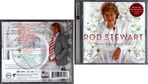 Rod stewart merry christmas baby photo framed