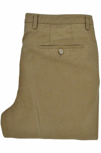 Buy Hugo Boss Beige Linen trouser size 