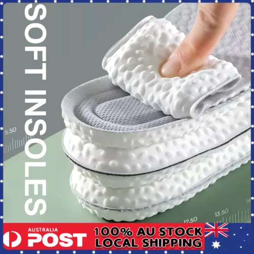 Memory Foam Insoles Inner Sole Insert Air Cushion Foot Shoe Pads Increase Height - Picture 1 of 17