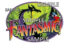 Disney Hollywood Studios Fantasmic Fireworks Show Scrapbook Die Cut Piece