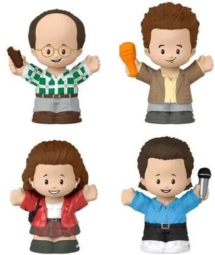 Fisher-Price Little People Collector Seinfeld Special Edition 4 Figures Set - Afbeelding 2 van 5