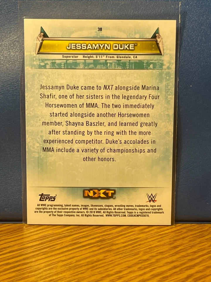 2019 Topps WWE Women's Division #38 Jessamyn Duke - Image 2 of 2