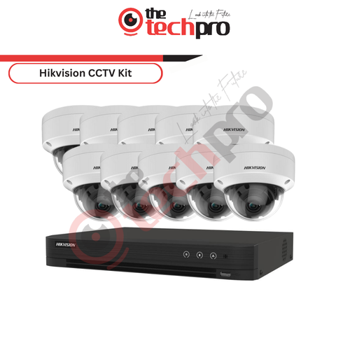 Hikvision 5MP Vandalismo Sistema de Seguridad Domo Fijo IDS-7204HUHI-M1-P Kit DVR - Imagen 2 de 2