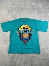 Hobie Mens 2XL Slam It ! Basketball T-Shirt Single Stitch Made In USA