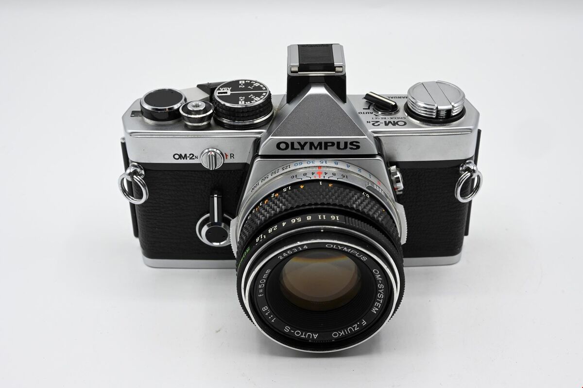 Olympus OM-2 OM-2n in Chrome or Black w/ optional 50mm f/1.8 Olympus OM-2 OM-2n in Chrome or Black w/ optional 50mm f/1.8