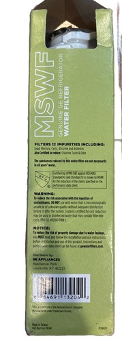 GE MSWF Replacement Refrigerator Water Filter Open Box New - Picture 3 of 5