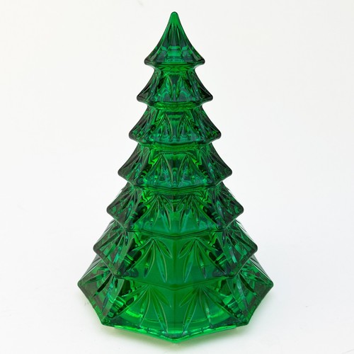 Marquis von Waterford Kristall GRÜN Weihnachtsbaum Skulptur 6 1/2" FABELHAFT - Bild 3 von 8