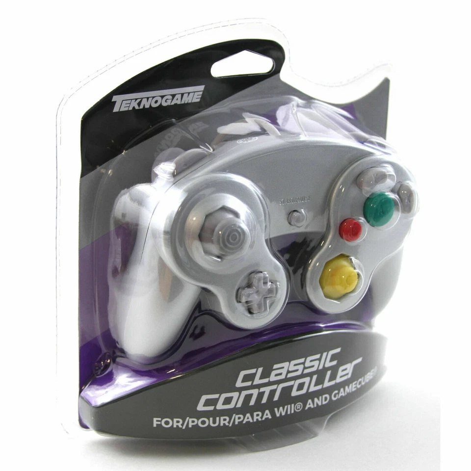 TEKNOGAME NGC/Wii SILVER Classic Controller MODEL : GC903 (722267833572) - [F33] - Image 2 of 4