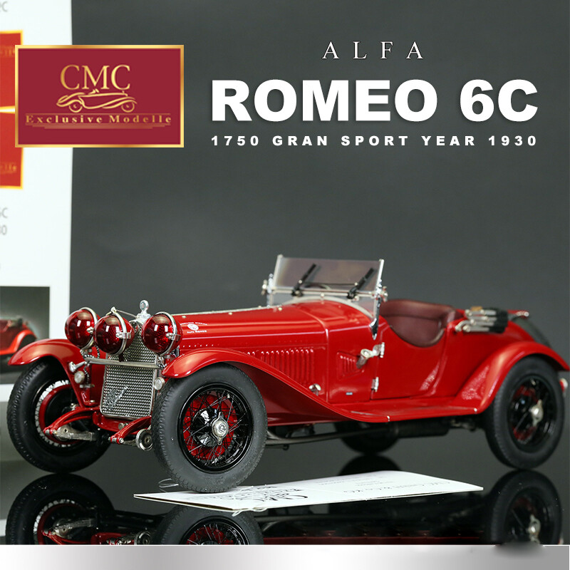 CMC 1:18 1930 Alfa Romeo 6C 1750 Grand Sport Diecast Car Model Collection M-138