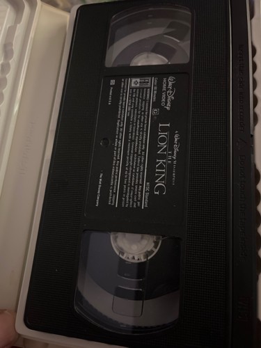 The Lion King VHS 1995 Walt Disney Masterpiece Collection - Picture 2 of 3